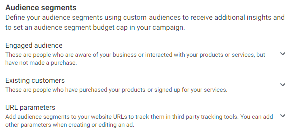 Meta Audience Segments