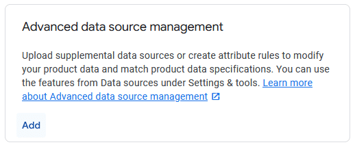 Look for the Google Merchant Center add-on called "Advanced data source management" to enable feed rules