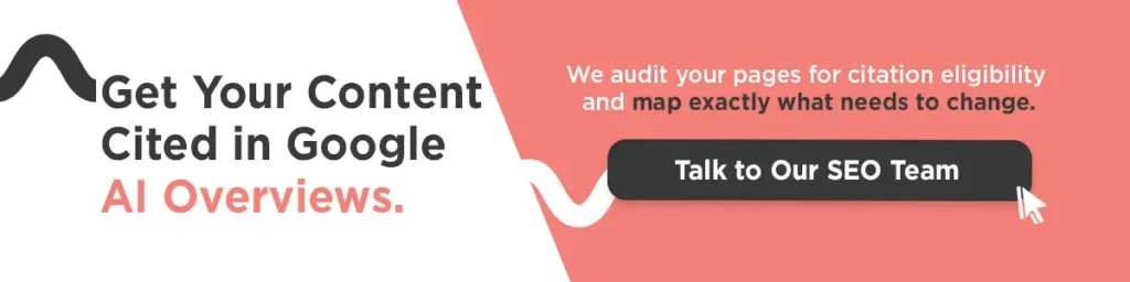 content cited by IA overview