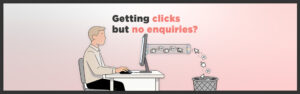 google ads clicks with no enquiries