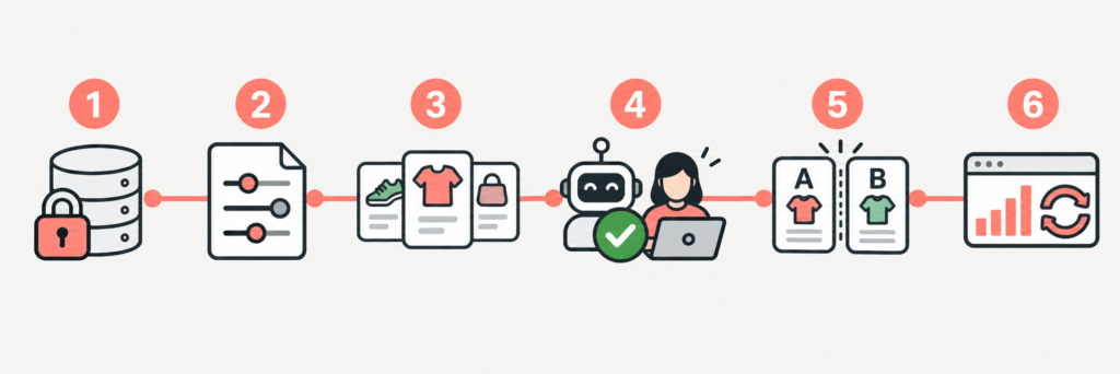 How to Build an AI Product Feed Optimisation Workflow